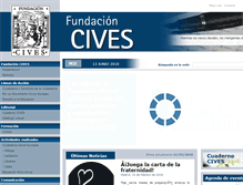 Tablet Screenshot of fundacioncives.org